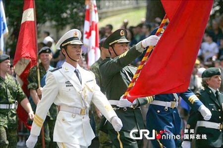 中國儀仗隊參加俄羅斯閱兵，展現(xiàn)軍威與友誼的壯麗畫卷，中俄友誼見證，中國儀仗隊參加俄羅斯閱兵，壯麗畫卷展現(xiàn)軍威與深情友誼