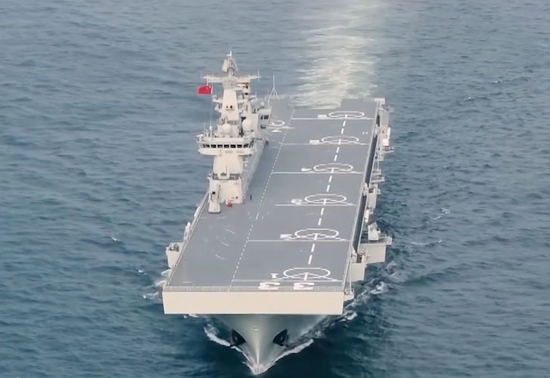 海軍新篇章，075型三號(hào)艦正式入列，海軍新篇章，075型三號(hào)艦正式入列啟航