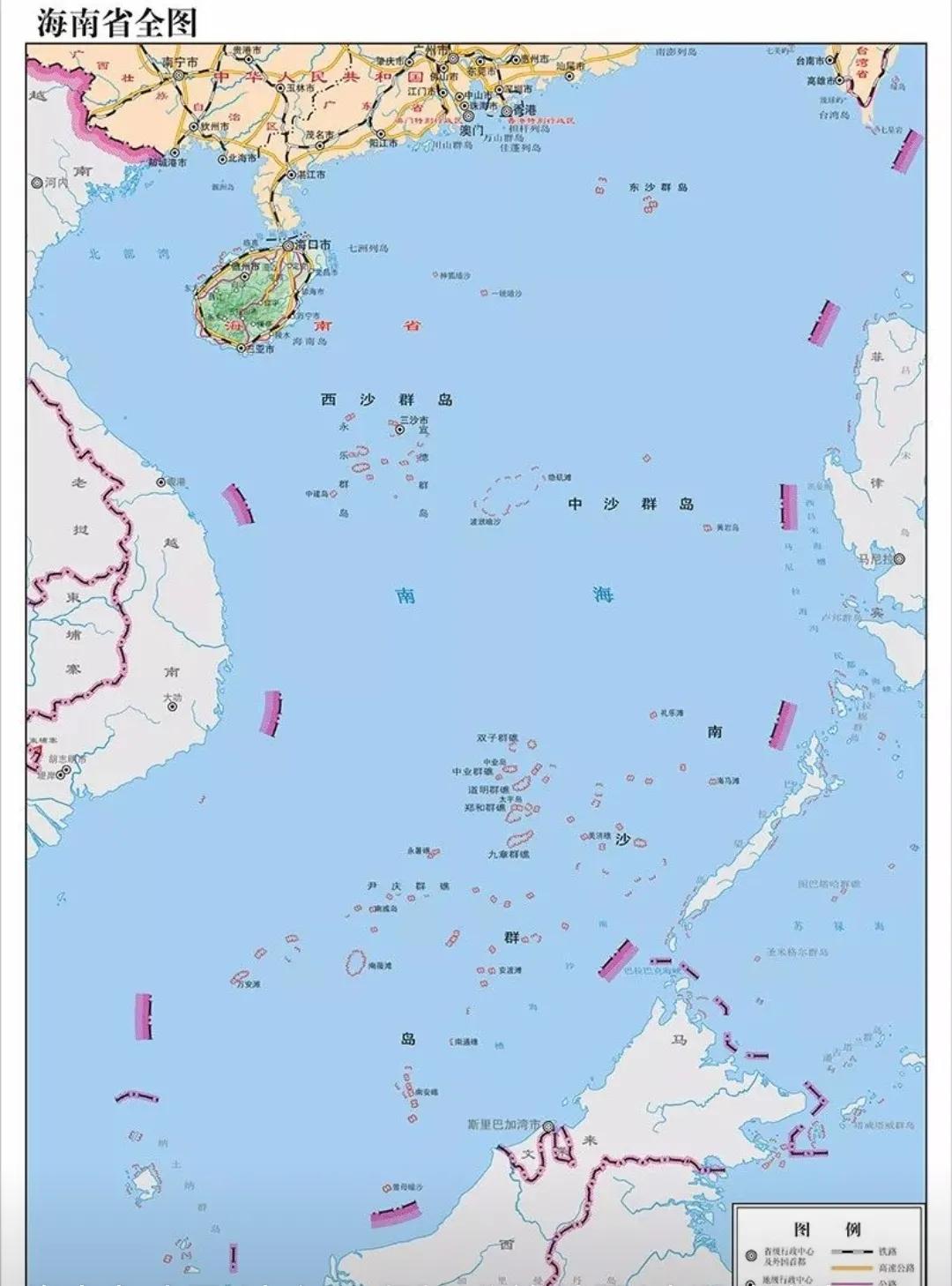 南海地圖高清版大圖，探索神秘的海洋疆域，南海高清地圖大圖，探索神秘海洋疆域之旅